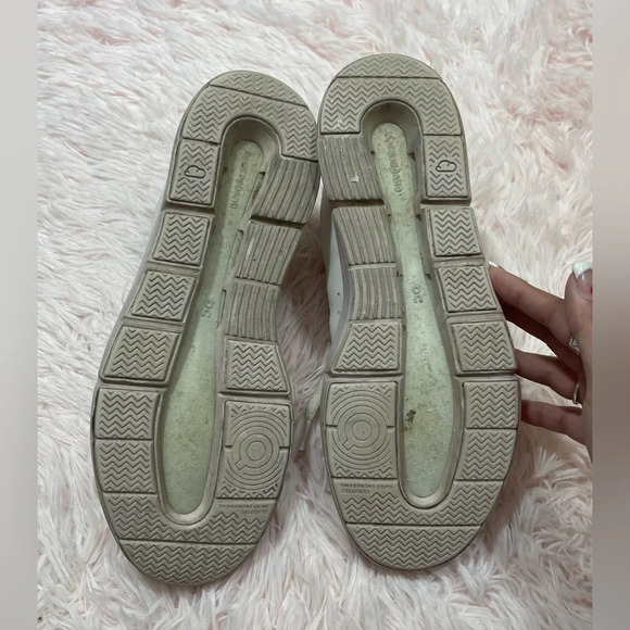 On Cloud The Roger Advantage White Pink CloudTech Lace Up Sneakers Size 9 - Picture 10 of 14